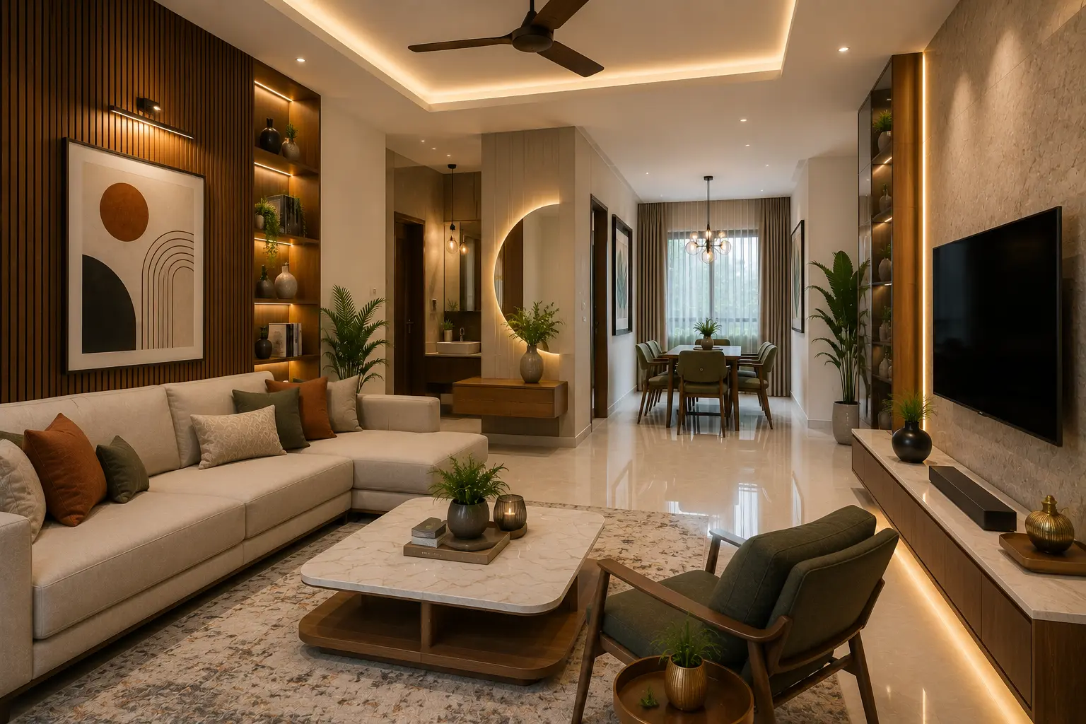 Interior designers in JP Nagar Dollars Colony for modern home and office interiors
